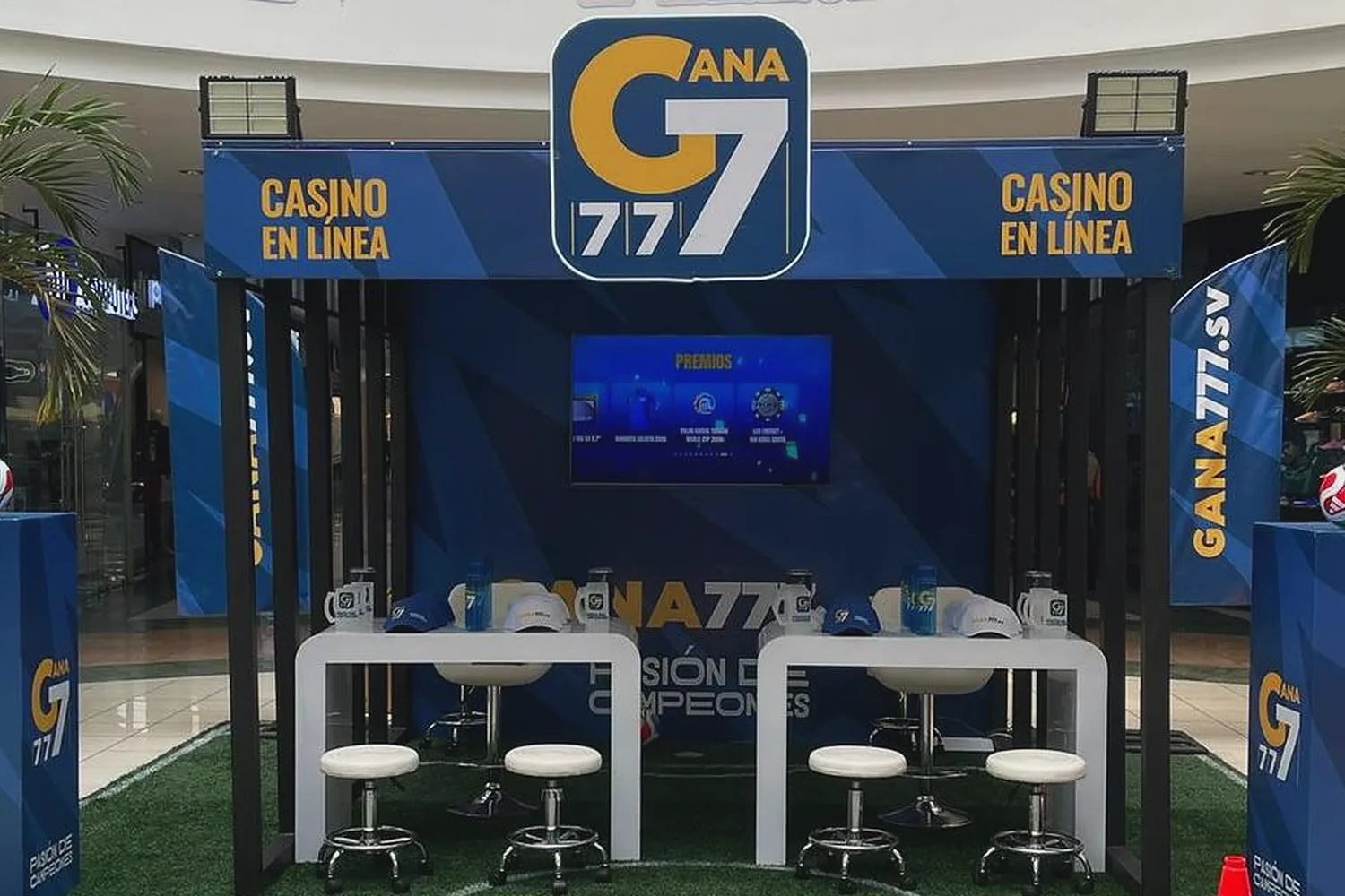 Gana777 activation at Plaza Mundo Soyapango