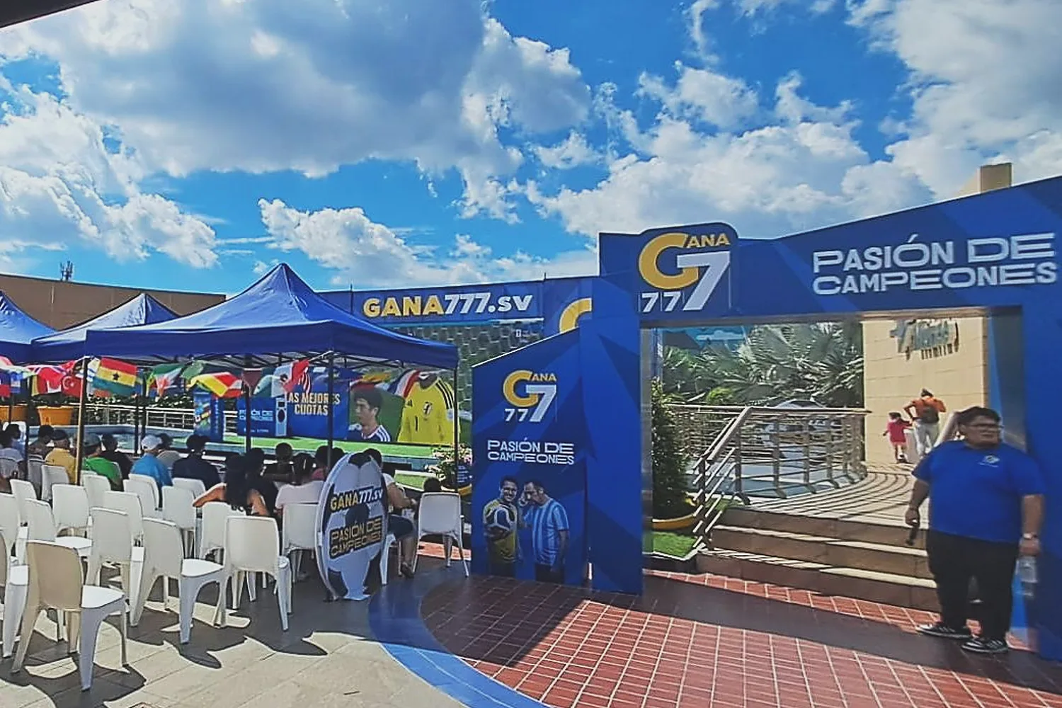 Gana777 activation at Plaza Mundo Soyapango