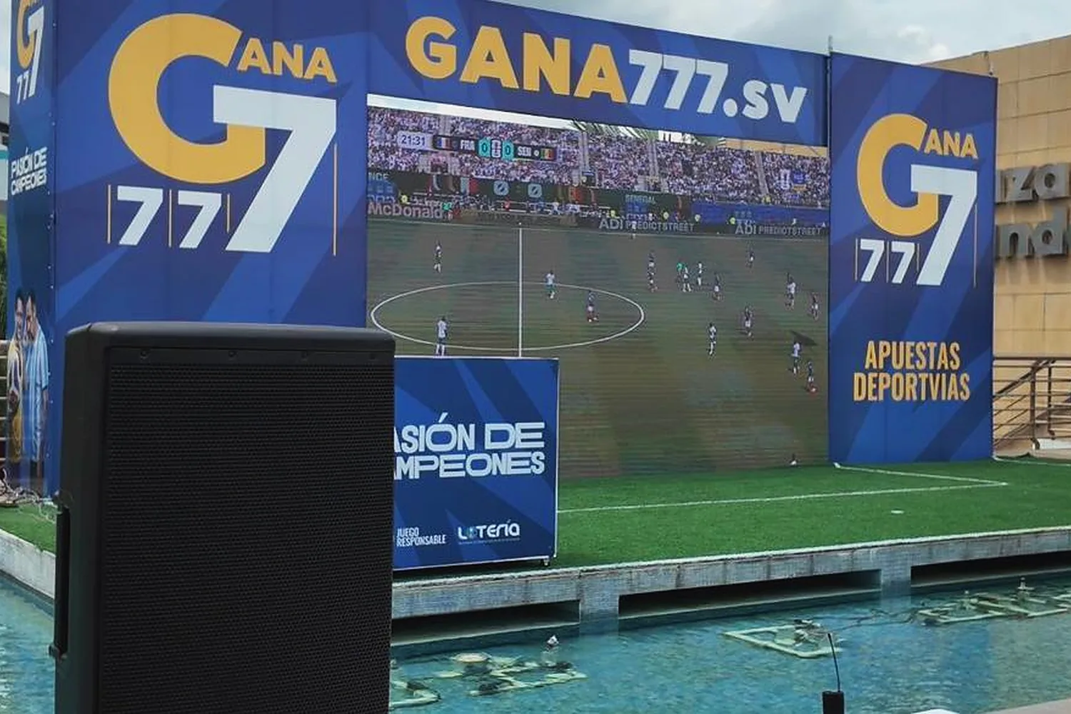 Gana777 activation at Plaza Mundo Soyapango