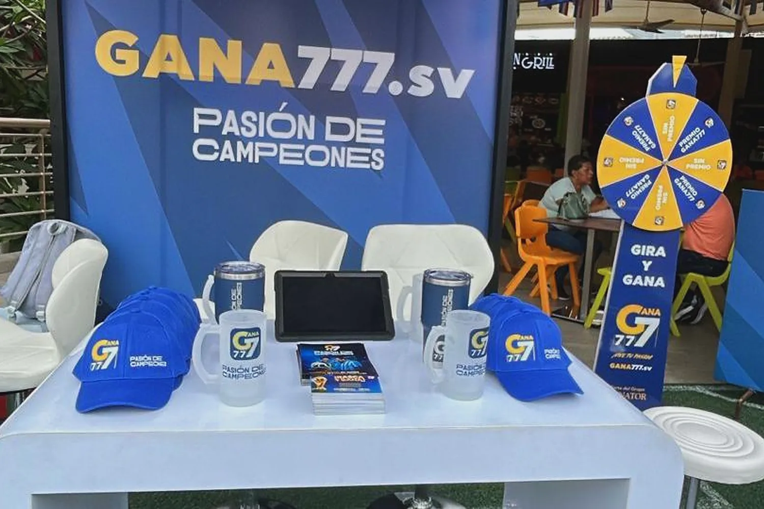 Gana777 activation at Plaza Mundo Soyapango