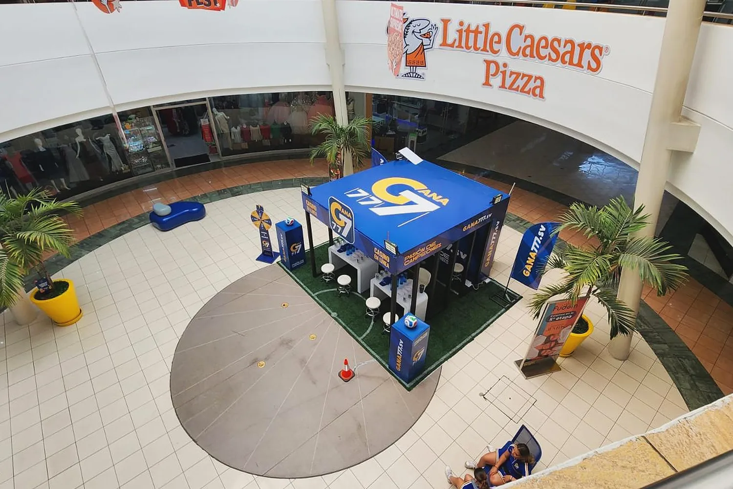 Gana777 activation at Plaza Mundo Soyapango