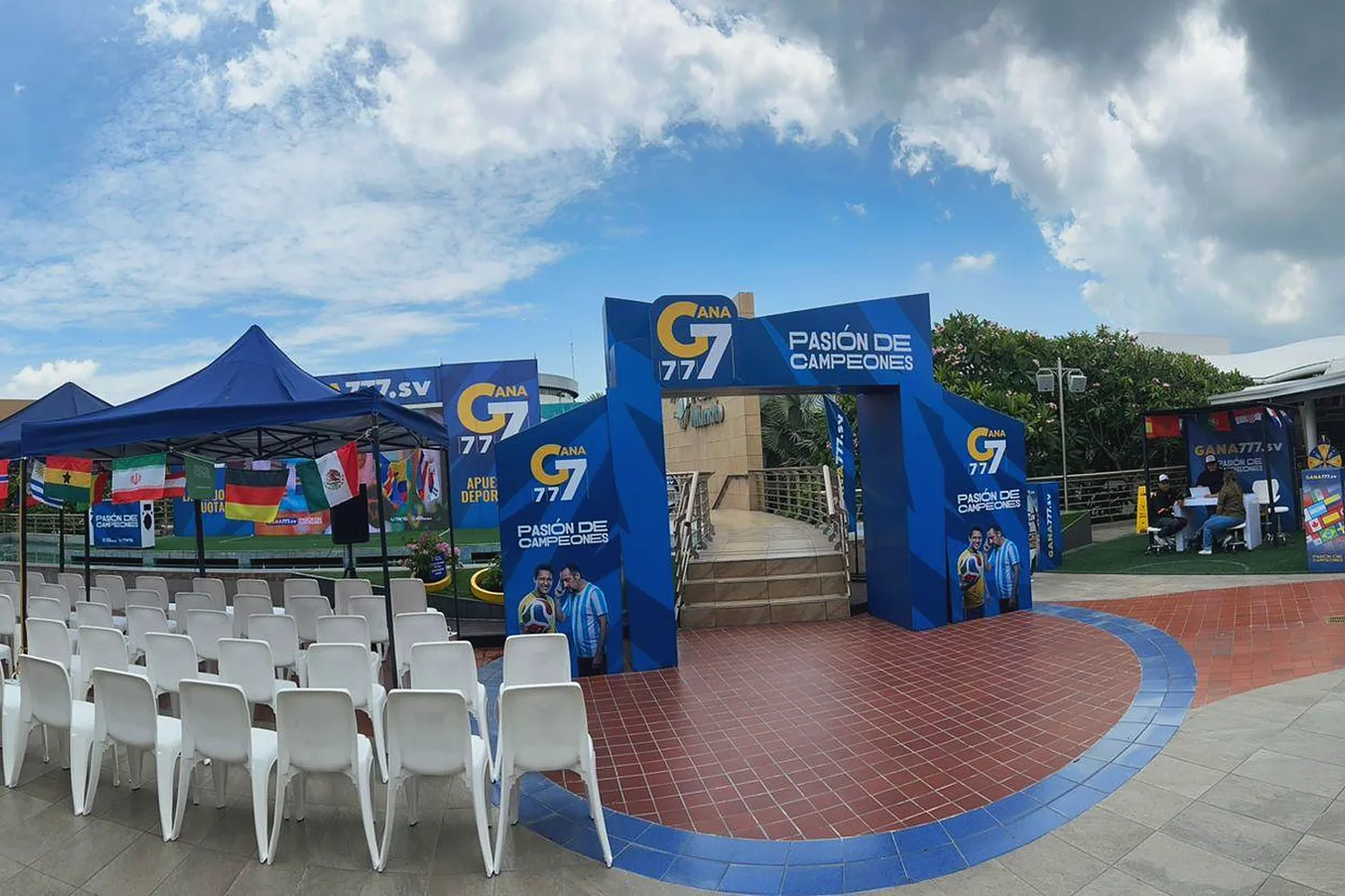 Gana777 activation at Plaza Mundo Soyapango